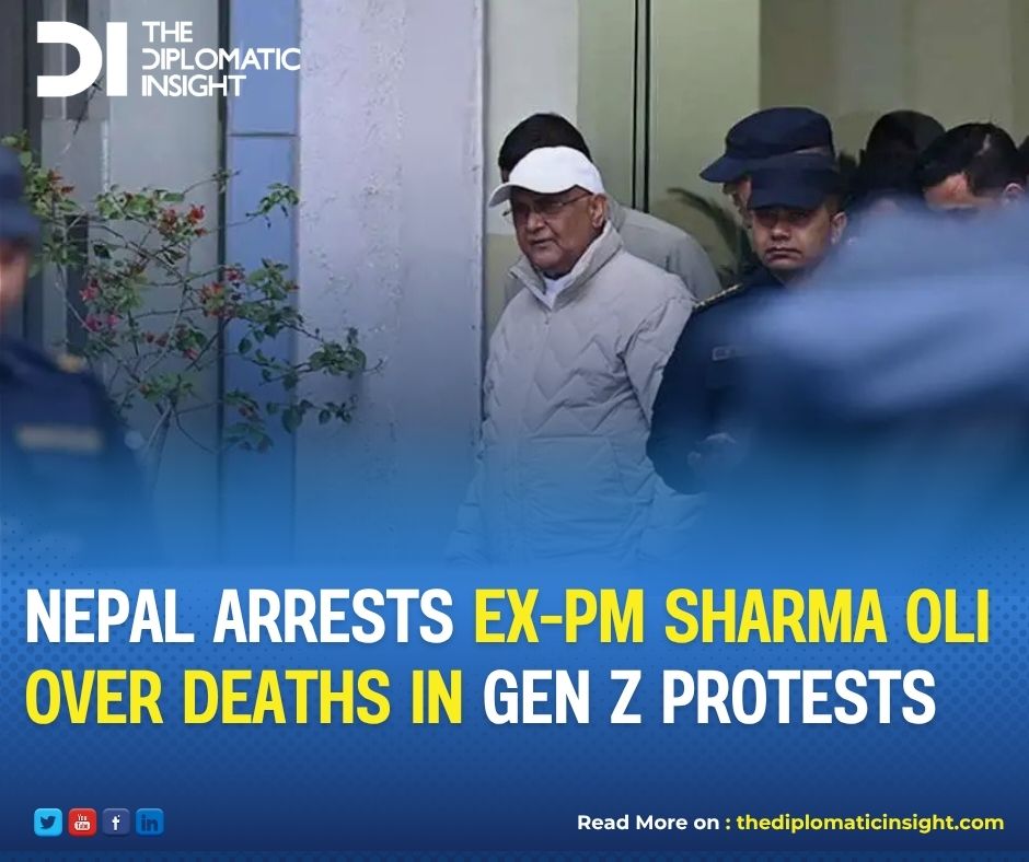DiplomaticIns's tweet image. Nepal’s police arrested former prime minister, KP 
Sharma Oli, early on Saturday at his residence in Gundu, 
Bhaktapur, in connection with the deadly crackdown on 
protests last year.

thediplomaticinsight.com/nepal-arrests-…

#NepaliNewsToday #nepalinews #TDI #thediplomaticinsight 

@kpsharmaoli