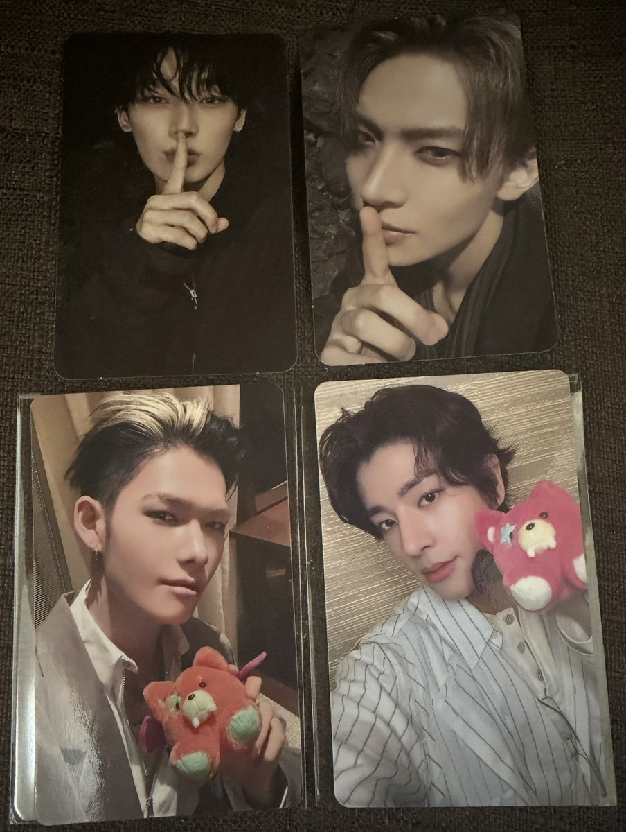 kyanado_0613's tweet photo. ENHYPEN THE SIN : VANISH
Japanese ver 封入 ラキドロ トレカ 交換　

譲：(ラキドロ) ジェイク、ニキ
　　(封入) ヒスン、ソヌ

求：ソンフン、ジョンウォン

ヒスンはまとめて交換して頂ける方優先
郵送にて交換希望です。
お気軽にお声掛け下さい。
よろしくお願い致します！！

#ENHYPEN交換 https://t.co/SbgfZamh2A