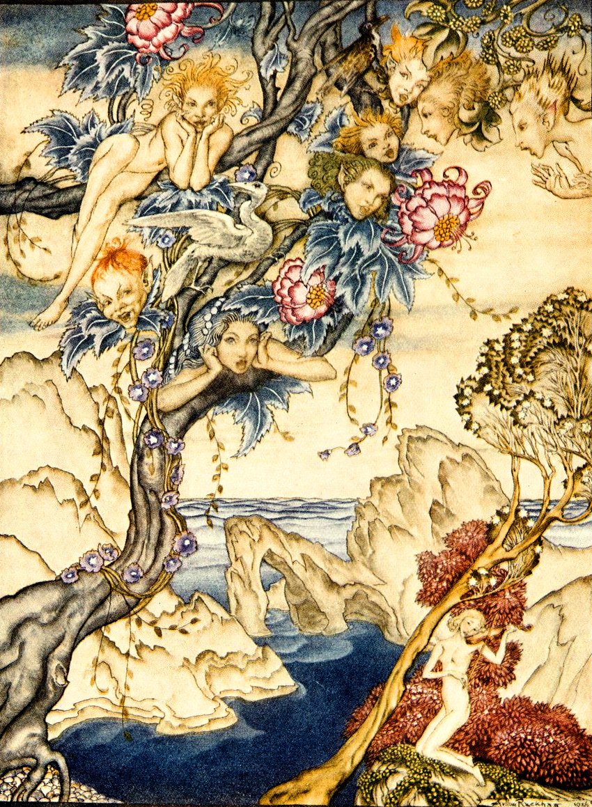 KarenSloan's tweet photo. 'Merrily, merrily, shall I live now,
Under the blossom that hangs on the bough'
The Tempest #ShakespeareWeek
🎨 Arthur Rackham, ca 1926 #BookWormSat https://t.co/wysoD356Pt
