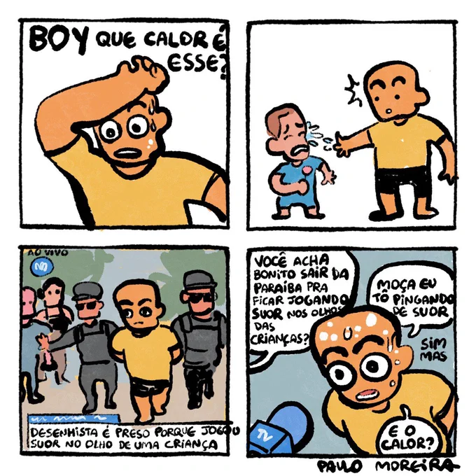 não vc que ta suando 