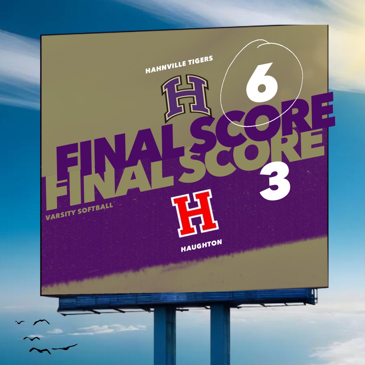 Hahnville High Softball tweet media