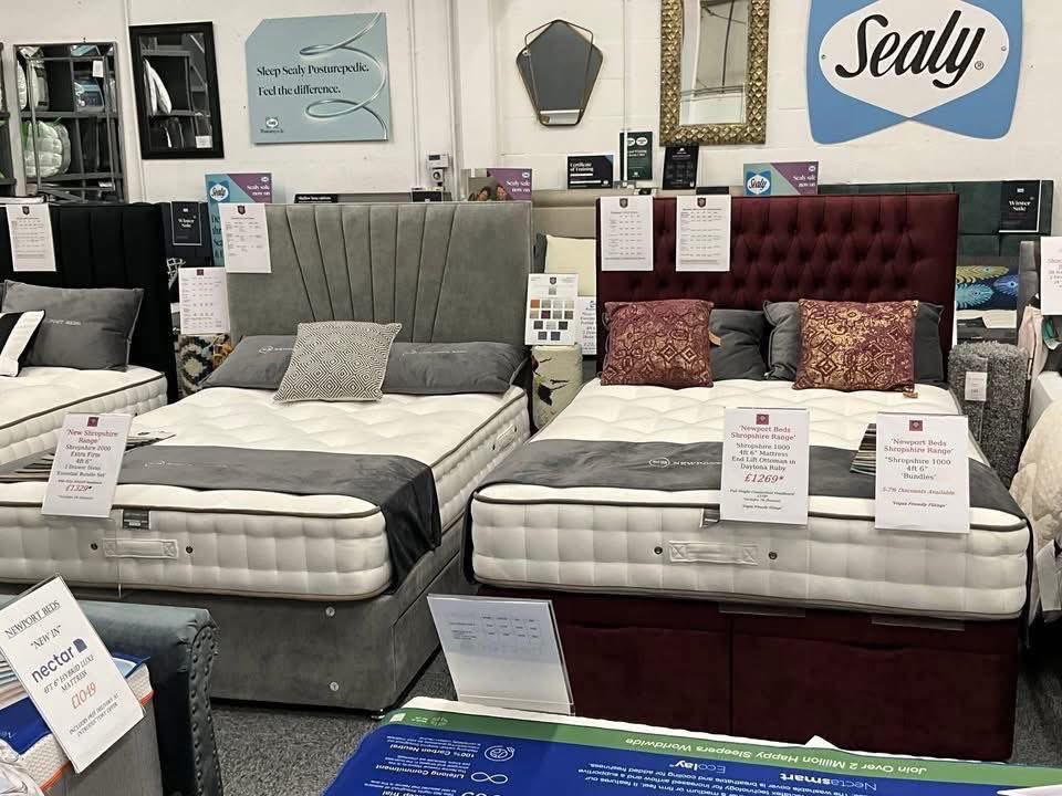 allaboutnewport's tweet photo. Tired of Tossing & Turning? 😴
We believe a bed isn't just furniture – it's an investment in your well-being.
Newport Beds where ‘Your Sleep Matters’
call 01952 820401 👉 https://t.co/AFzKEXgs1c
#NewportBeds #SleepMatters #QualitySleep #InvestInYourRest https://t.co/F9xJsgmd9Y