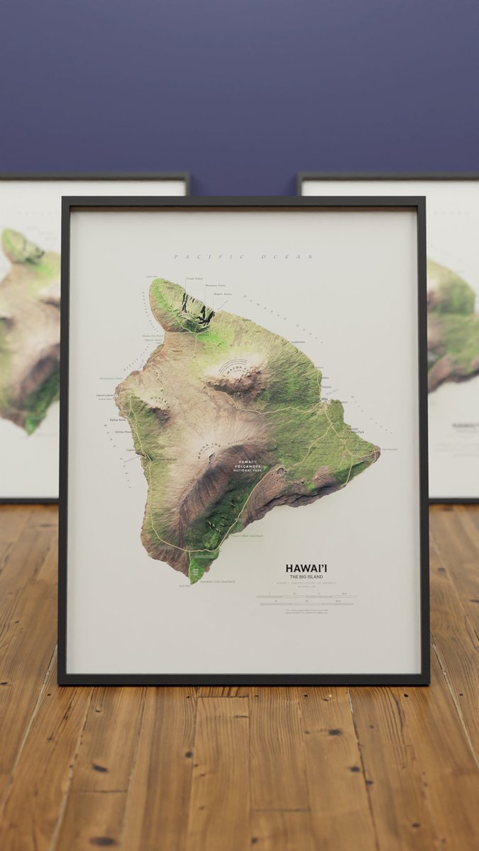 verygoodmaps's tweet image. Frameless 18x24 print available at verygoodmaps.com
#hawaii #USA #map