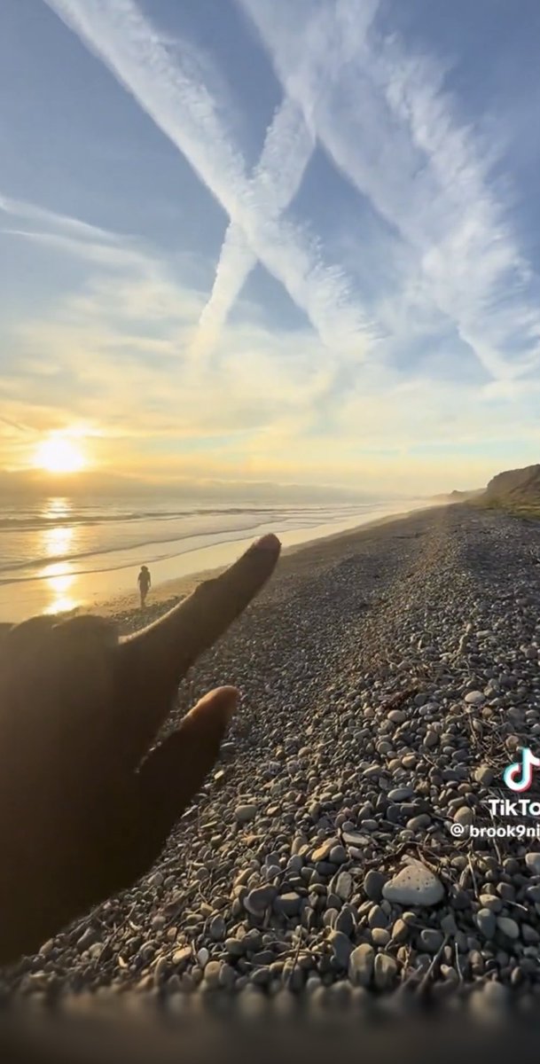 RWMaxwell72's tweet image. While there are literally chemtrails right above his head as he films 🤦🏻‍♂️ ☣️ #labrats 🐀 ✈️ 💨 🔬