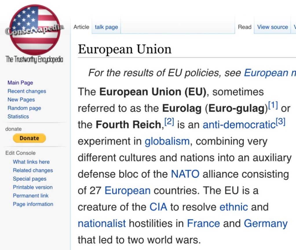 depths of conservapedia tweet media