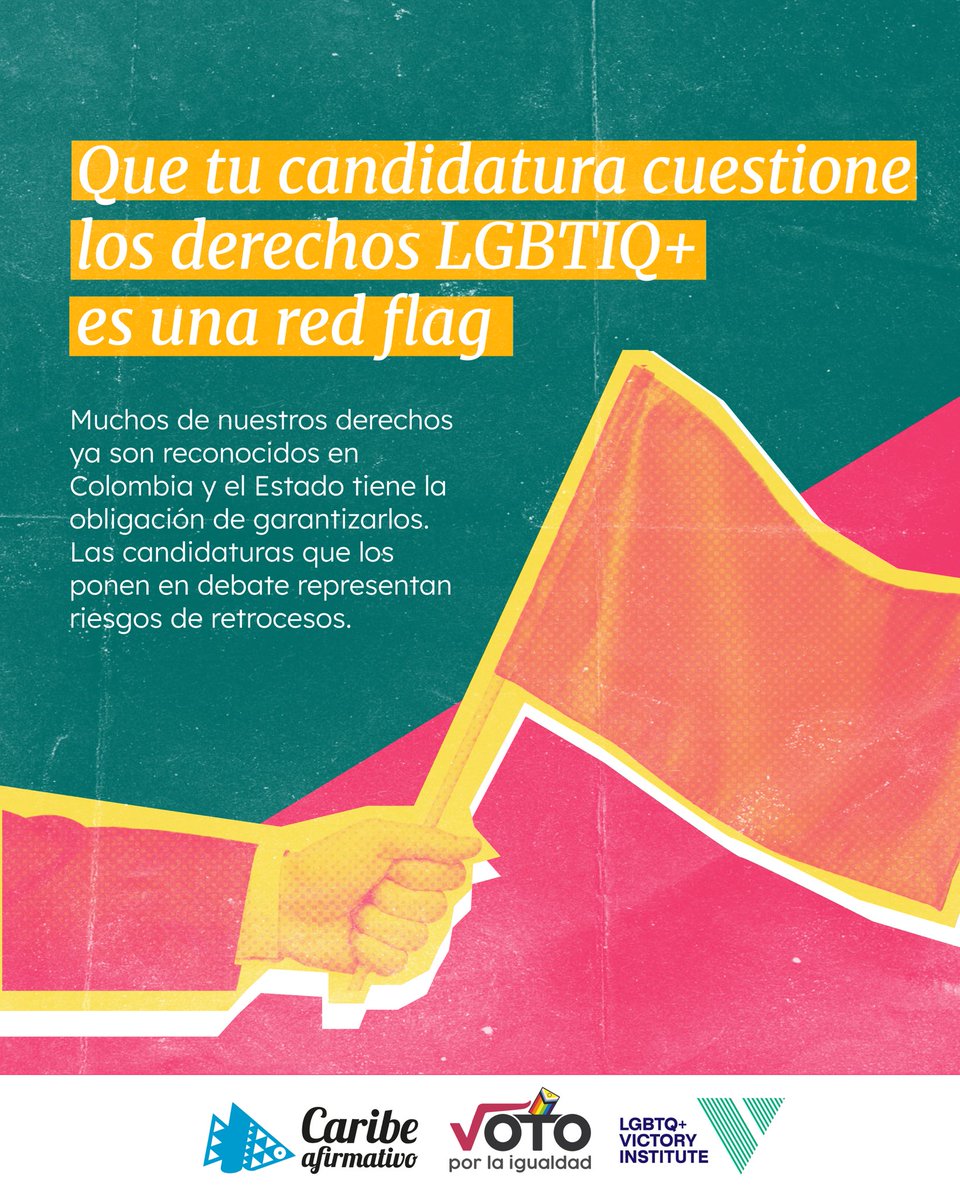 ⚠️🏳️‍🌈El matrimonio igualitario, la adopción homoparental, el reconocimiento de las familias diversas, el acceso a salud, pensión y seguridad social en condiciones de igualdad, así como la protección frente a la discriminación, son derechos vigentes que deben cumplirse.
