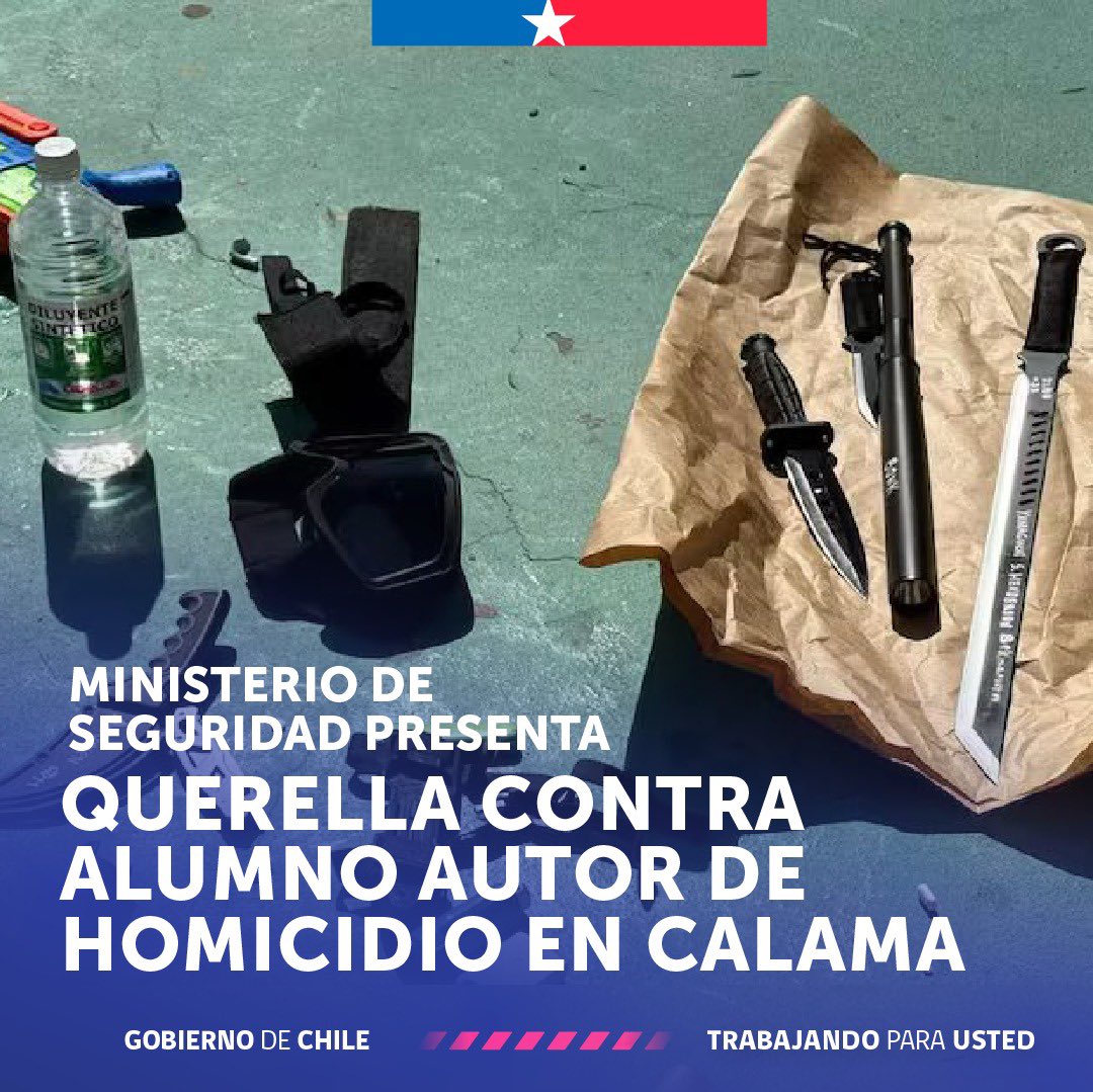 Ministerio de Seguridad Pública de Chile tweet media