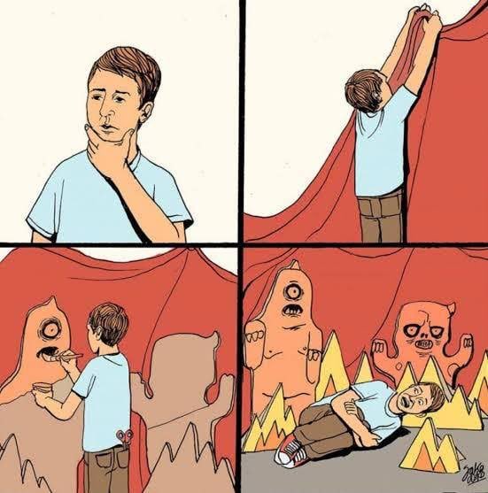 por que o bife é a cavalo se quem monta é o ovo? tweet media