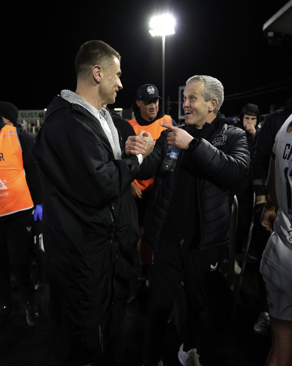 ExeterChiefs's tweet image. Dave Walder and Harvey Skinner.

The man who creates the plays 🤝 The player who pulls the strings.

#NEWvEXE | #JointheJourney
