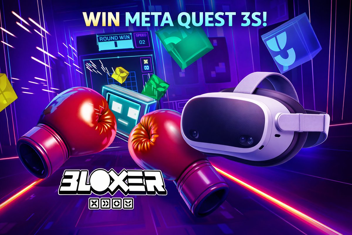 Don't forget about our Giveaway where you can win Meta Quest 3S! 👀

👉Join here: 
gleam.io/iTSoM/bloxer-c…
Follow the steps on Gleam, drop a name for our TV dude, and you’re in!