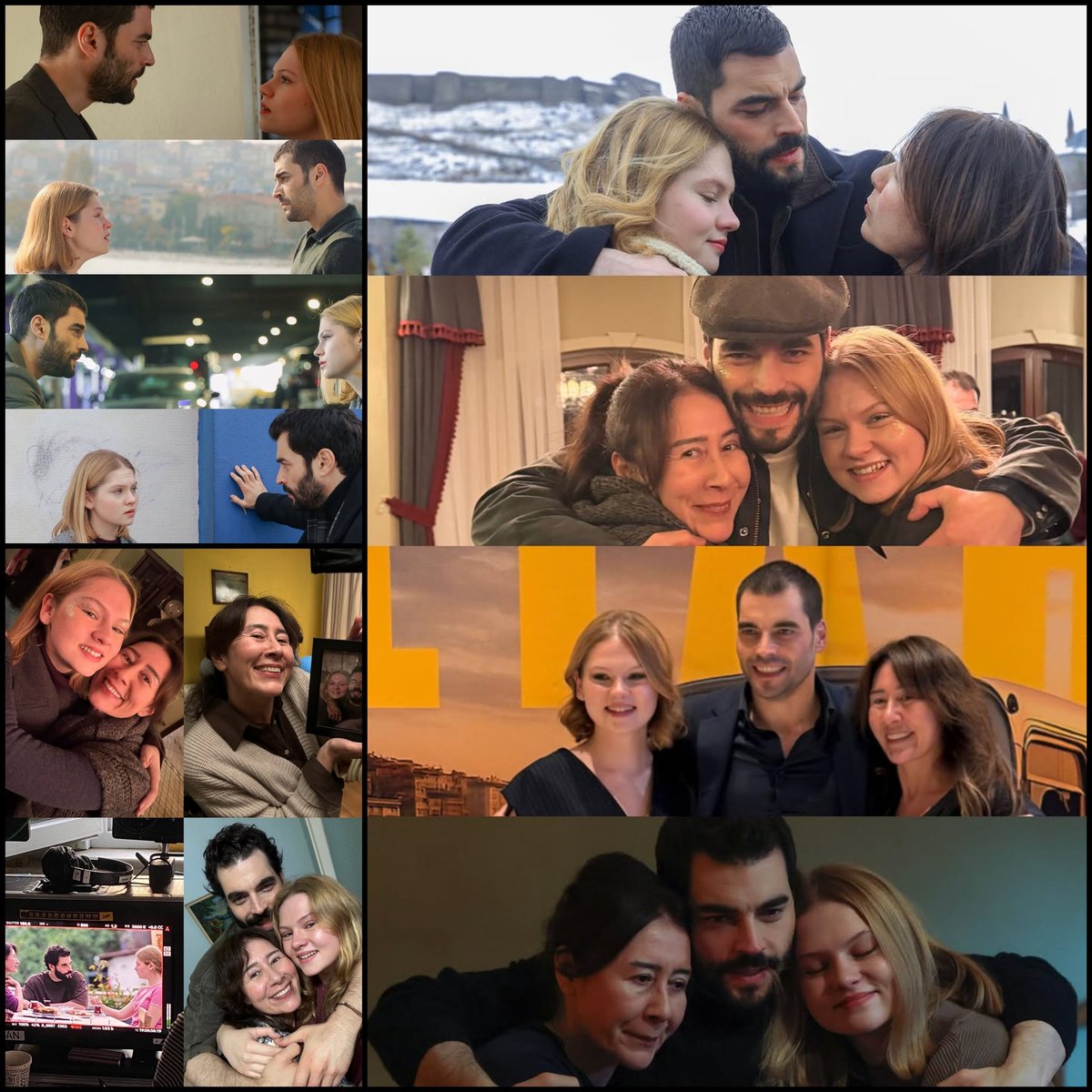 Defnoş timur-gülşah ve aslan ailesine veda etmek için üç ayrı kolaj hazırlamış 🥹 hoşçakalın üç kişilik kocaman ailem başka bir evrende tekrar buluşmanız dileğiyle🥲 #veliaht