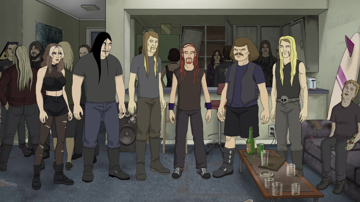 s0_sm0l's tweet image. Why doesn’t Dethklok get beer tickets?! #selfship #mtl
