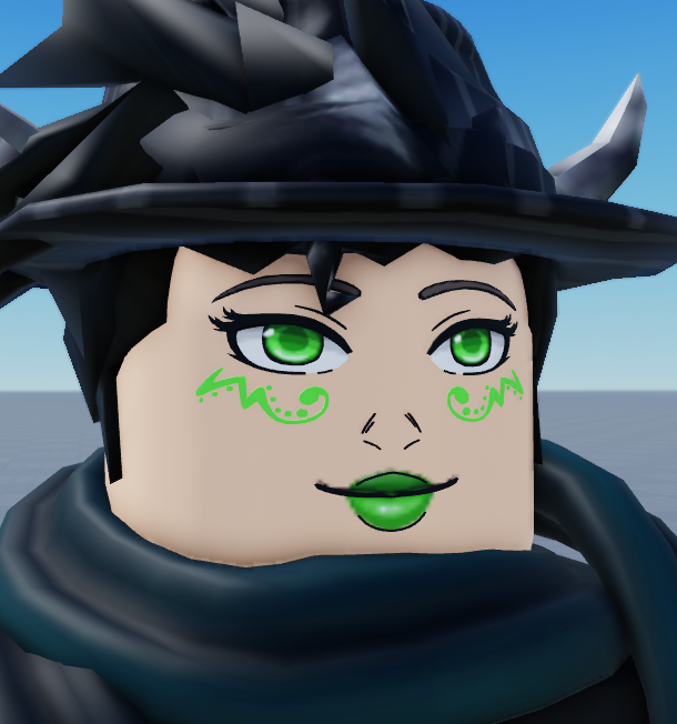 muezos's tweet photo. Just when I thought Roblox's face update couldnt have gotten worse I see this The faces are all part of the archfey series each having a unique marking under the eye the first two have been ported fine but when it comes to the 2nd one but the 3rd one is just the green one worse https://t.co/FMXKUbjlJK