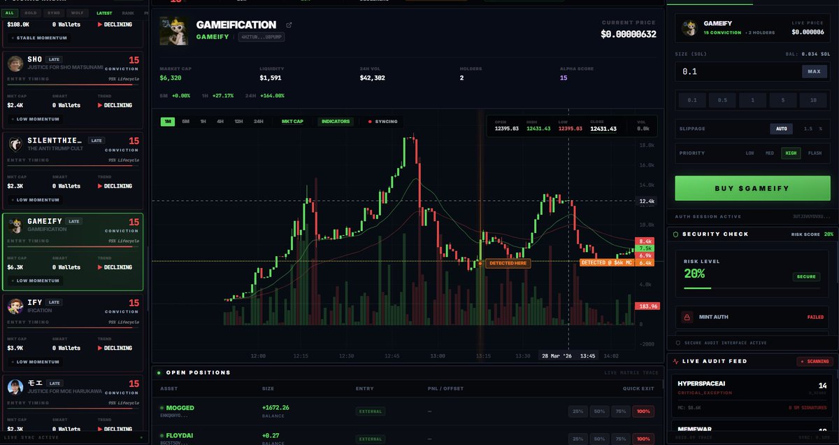 MMOProOfficial's tweet image. $MMO Alpha Terminal on @solana Making great progress. I’ll be hosting a Space to drop all the details as we get closer to the release. Good things take time⏳. Stay tuned!🛠️

#Solana #terminal #web3 #crypto