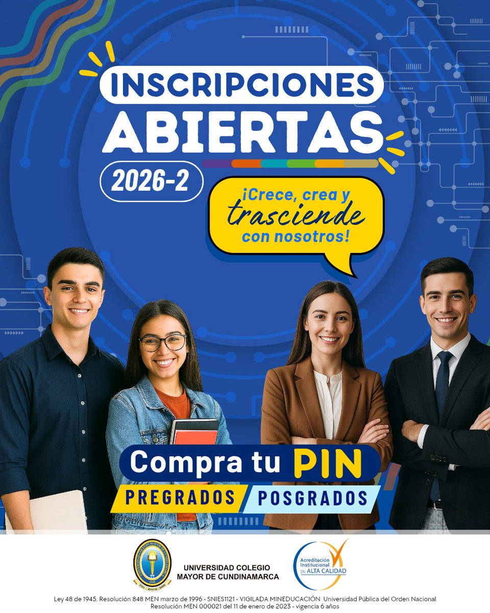 Universidad Colegio Mayor de Cundinamarca tweet media