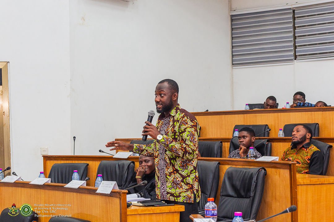 Strongly advocating for the interests of our constituents and ensuring that every promise made translates into meaningful development for the students in KNUST.

Long Live KNUS!