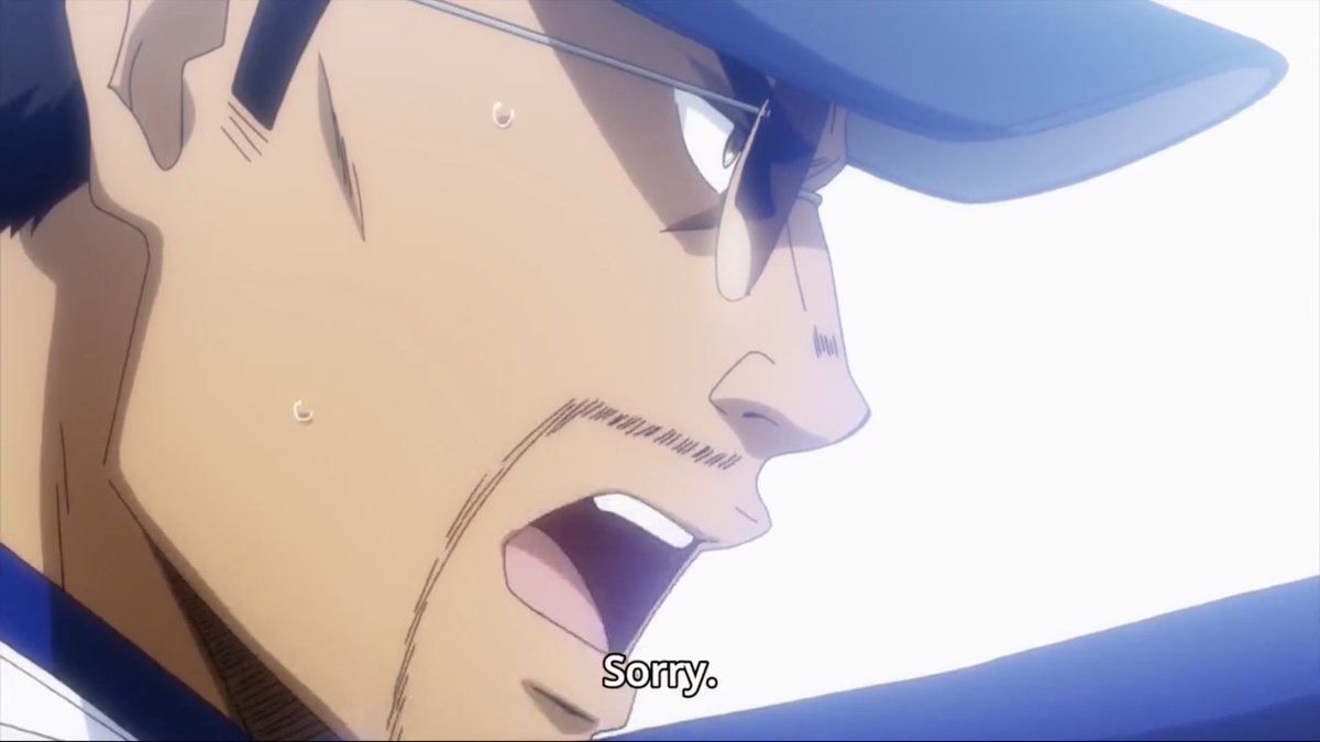 tsumusonigiri's tweet photo. coach kataoka going from apologizing to eijun to trusting him to lead the team…i feel so proud yet wronged at the same time on behalf of him😭 https://t.co/LBOYDrHS2K