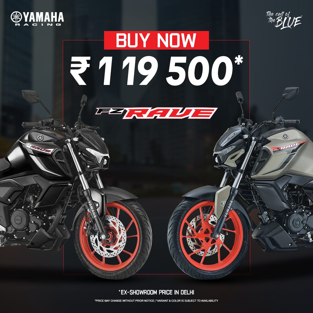 India_Yamaha's tweet photo. #FZRave -Ride smarter, stay connected.
Upgrade your ride with Bluetooth kit now at just ₹999.
Book now- https://t.co/286u2gBJ32
#RideBold #FZ
#YamahaRacing #YamahaMotorIndia #CallOfTheBlue https://t.co/gUhvFA9tk1