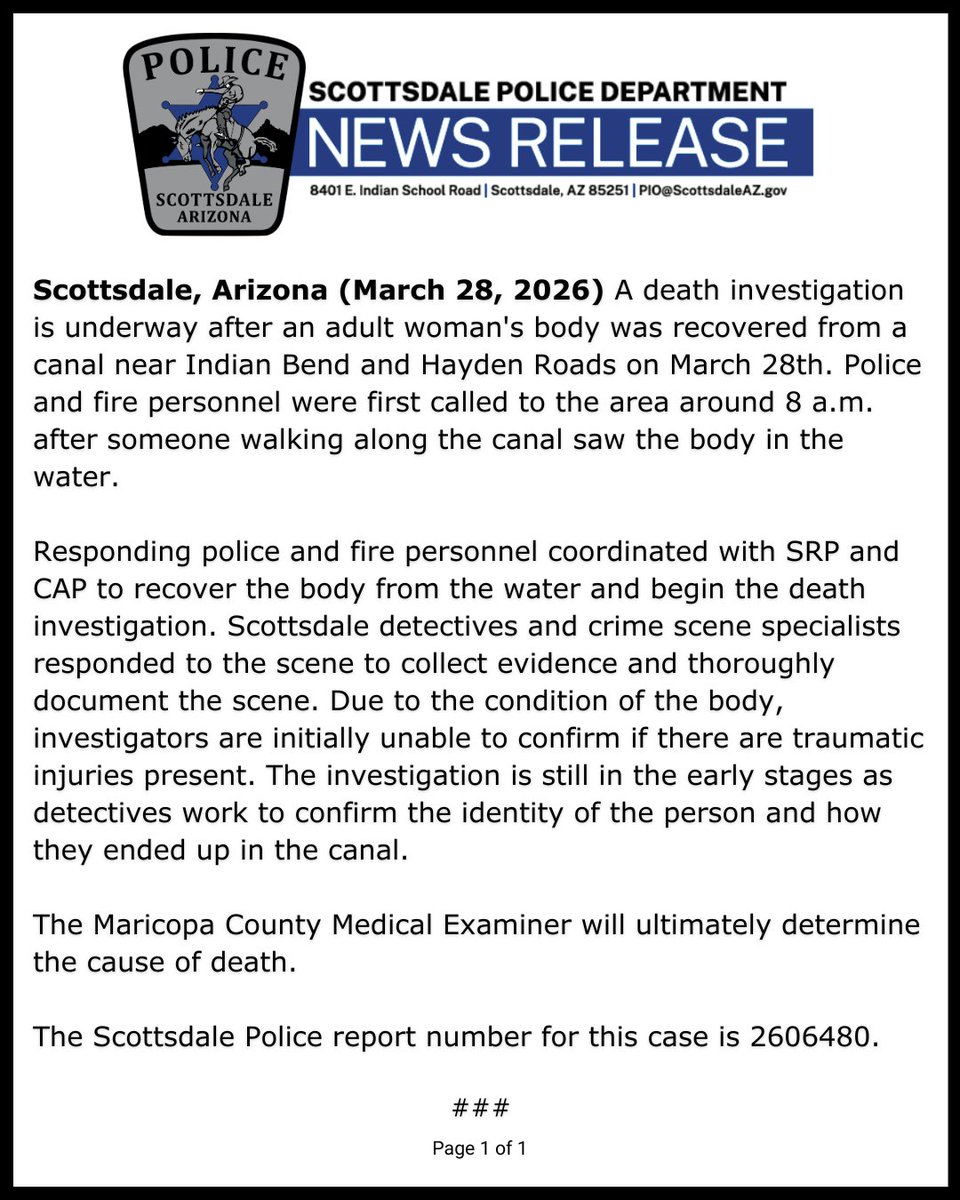 ScottsdalePD tweet media