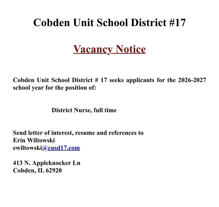 @CobdenCUSD17 (@cobden_cusd17) / Posts / X