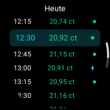 ivan_kablar's tweet photo. Euer Strompreis. Direkt auf der Smartwatch. ⚡

"Current Spot" — kostenlose WearOS-App für @Tibber_DE:

✅ Live-Preis mit Trend
✅ Günstigste Stunde
✅ 48h Preisgraph
⚡ Live-Watt (Pulse)

🔗 https://t.co/9VVbgG5vDO

Teilen hilft! 🙏

#Tibber #Strompreis #WearOS https://t.co/1CEiEG9OMK