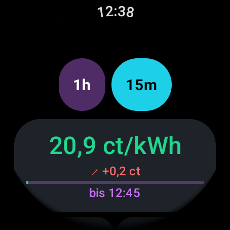 ivan_kablar's tweet photo. Euer Strompreis. Direkt auf der Smartwatch. ⚡

"Current Spot" — kostenlose WearOS-App für @Tibber_DE:

✅ Live-Preis mit Trend
✅ Günstigste Stunde
✅ 48h Preisgraph
⚡ Live-Watt (Pulse)

🔗 https://t.co/9VVbgG5vDO

Teilen hilft! 🙏

#Tibber #Strompreis #WearOS https://t.co/1CEiEG9OMK
