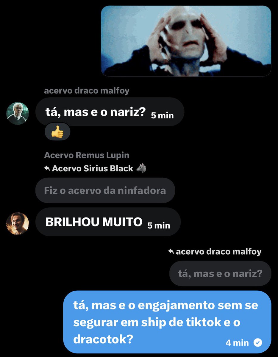 Acervo Voldemort tweet media