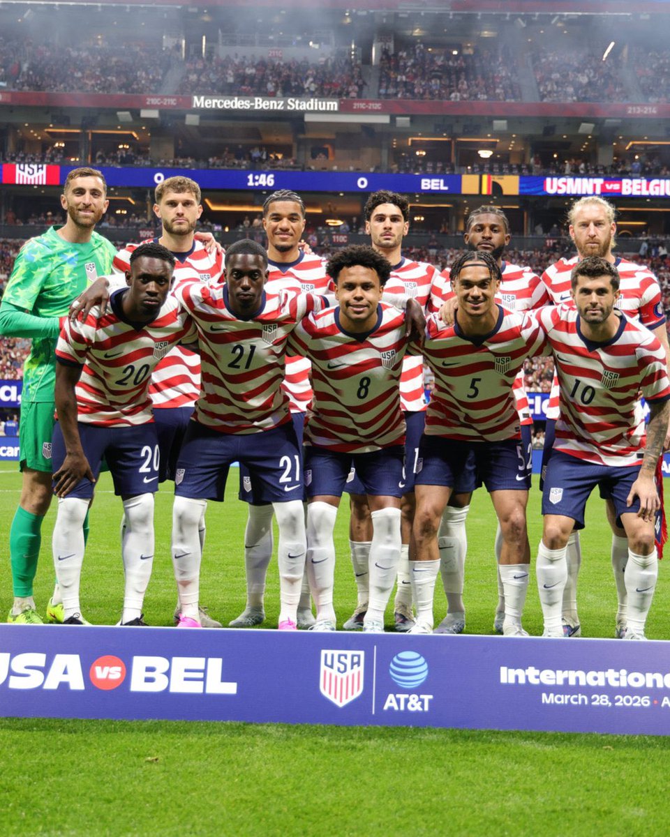USMNTOtaku's tweet image. FT from Atalanta, GA. 

🇺🇸 USA 2-5 BEL 🇧🇪