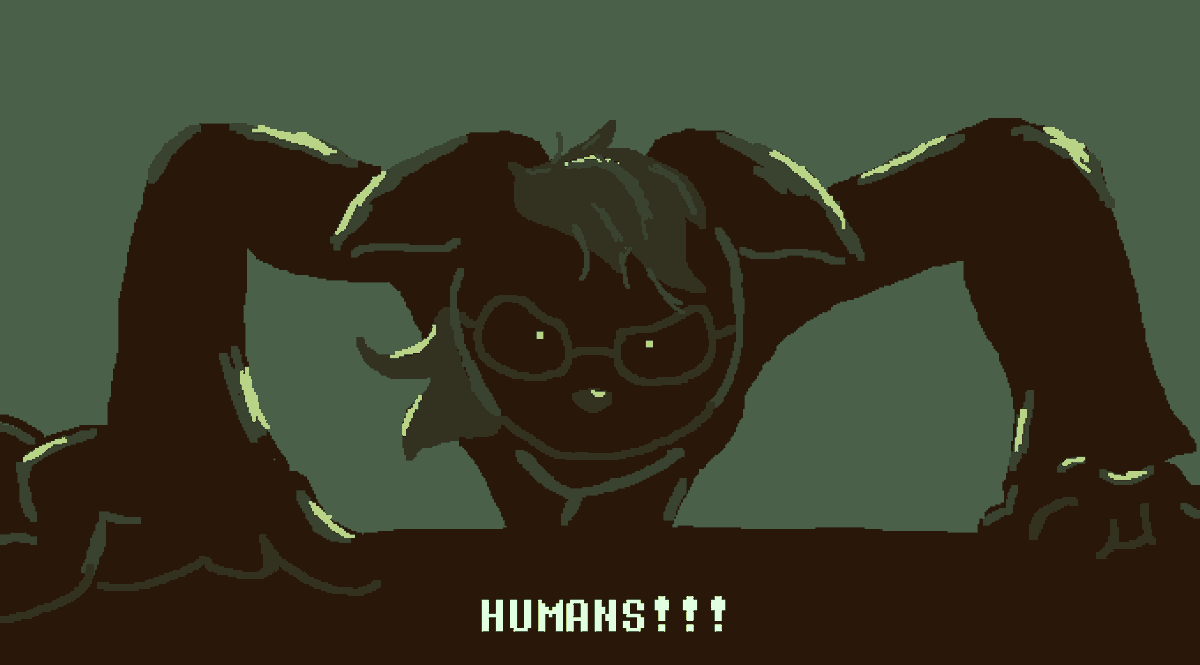 Chujin version of that Caine meme #undertale #undertaleyellow #tadc