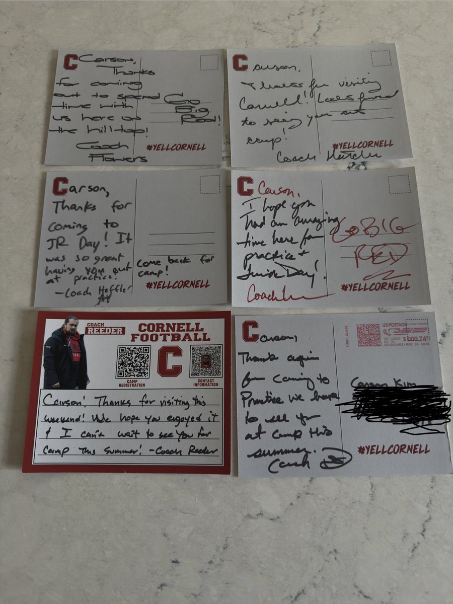 Carson_kim10's tweet photo. Thank you @BigRed_Football for the mail. I am looking forward to coming to camp this summer! 
@DanSwanstrom 
@coach_dees 
@Coach_Hatcher20 
@TreyFlowers_ 
@Coach_Heffler 
@Sean_Reeder 
@CoachBhakta https://t.co/OGRlou6Ehj