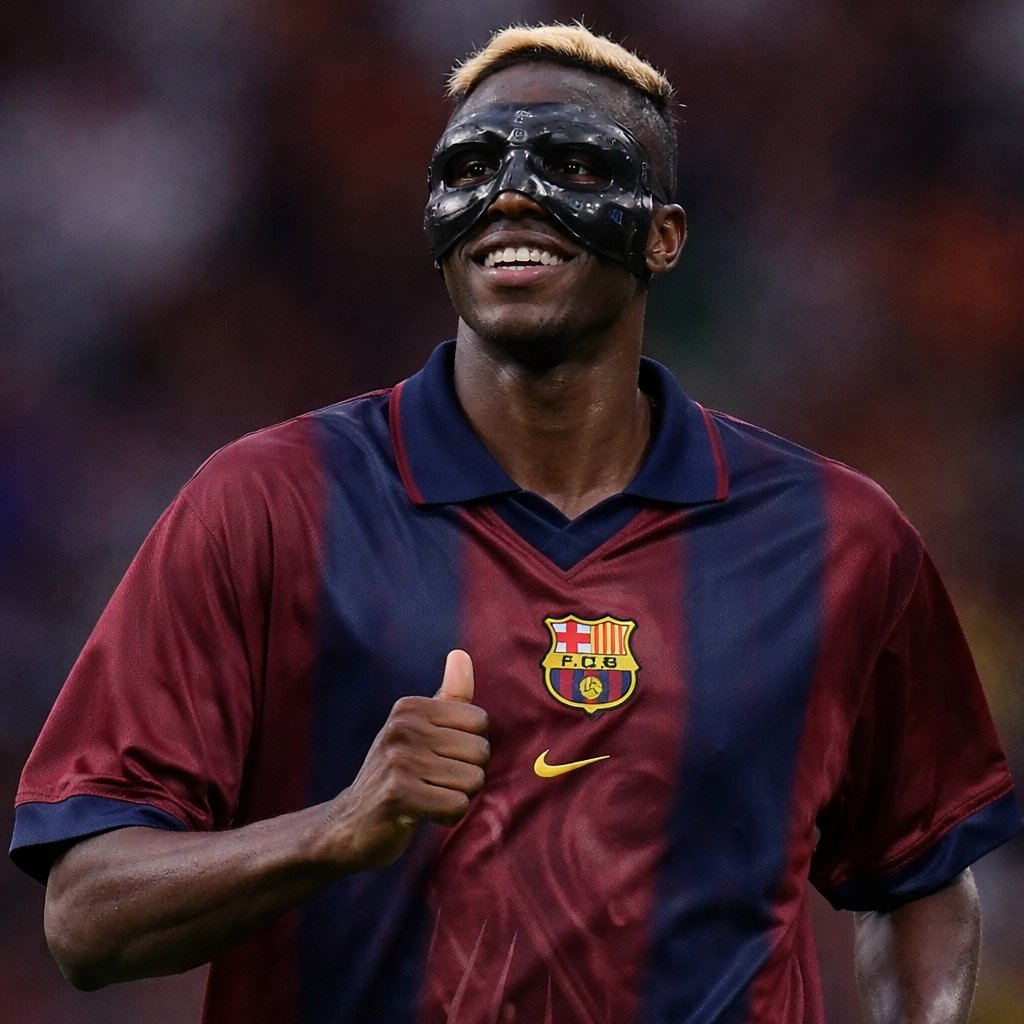 OsimhenFCB tweet media