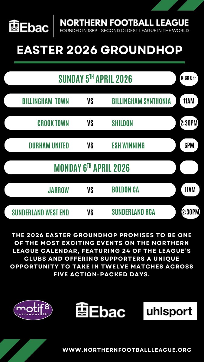 Ebac Northern Football League tweet media