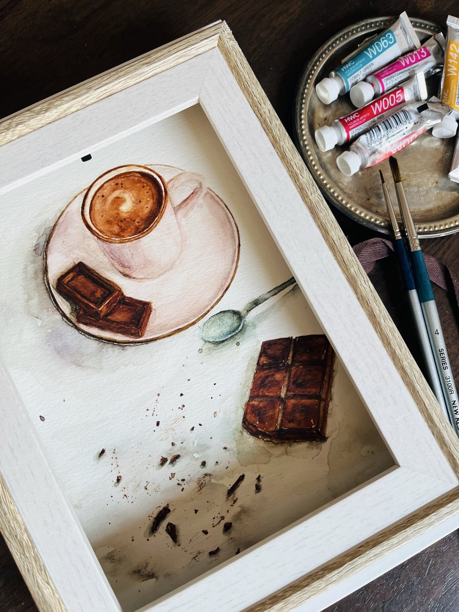 rikkun429's tweet photo. コーヒーとチョコレート

#水彩イラスト　#coffee  #watercolor il https://t.co/Ni5cLUBL89