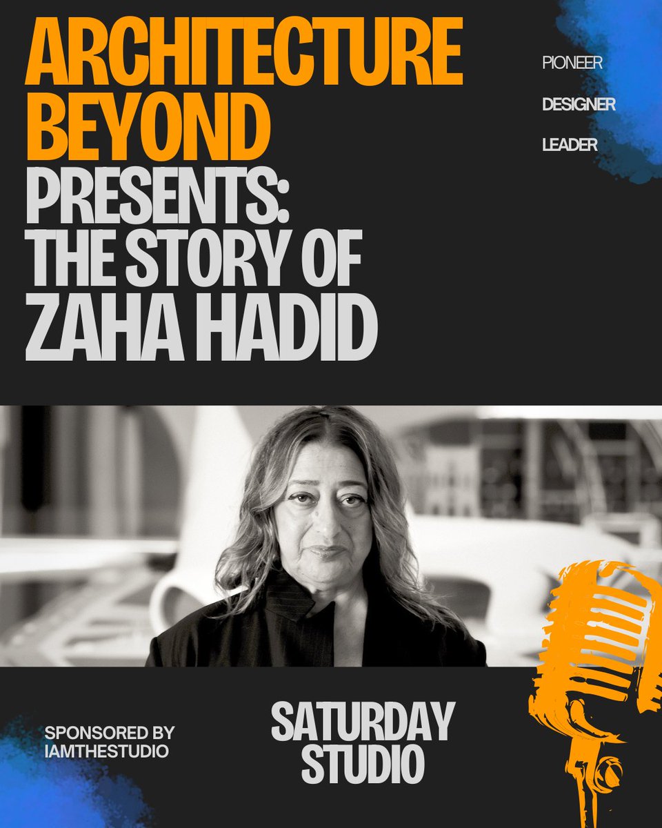 Zaha Hadid was once told her work was “unbuildable.”

She went on to redefine architecture.

In this Saturday Studio episode, we break down her journey, her design research roots, and how her ideas became reality.

#herstory #architect #zaha

Listen here:
architecturebeyond.buzzsprout.com/2162839/episod…