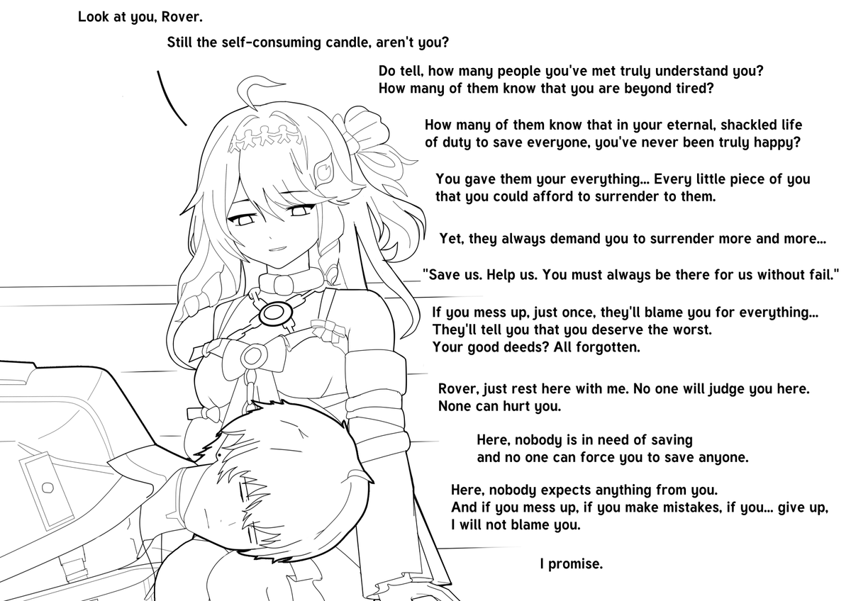 7N39AP's tweet photo. Quick doodle

Rover x Denia (Wuthering Waves) fanart

#WutheringWaves #Wuwa #Rover #Denia #Ronia #WutheringFanArt https://t.co/KcRk1JMFEm