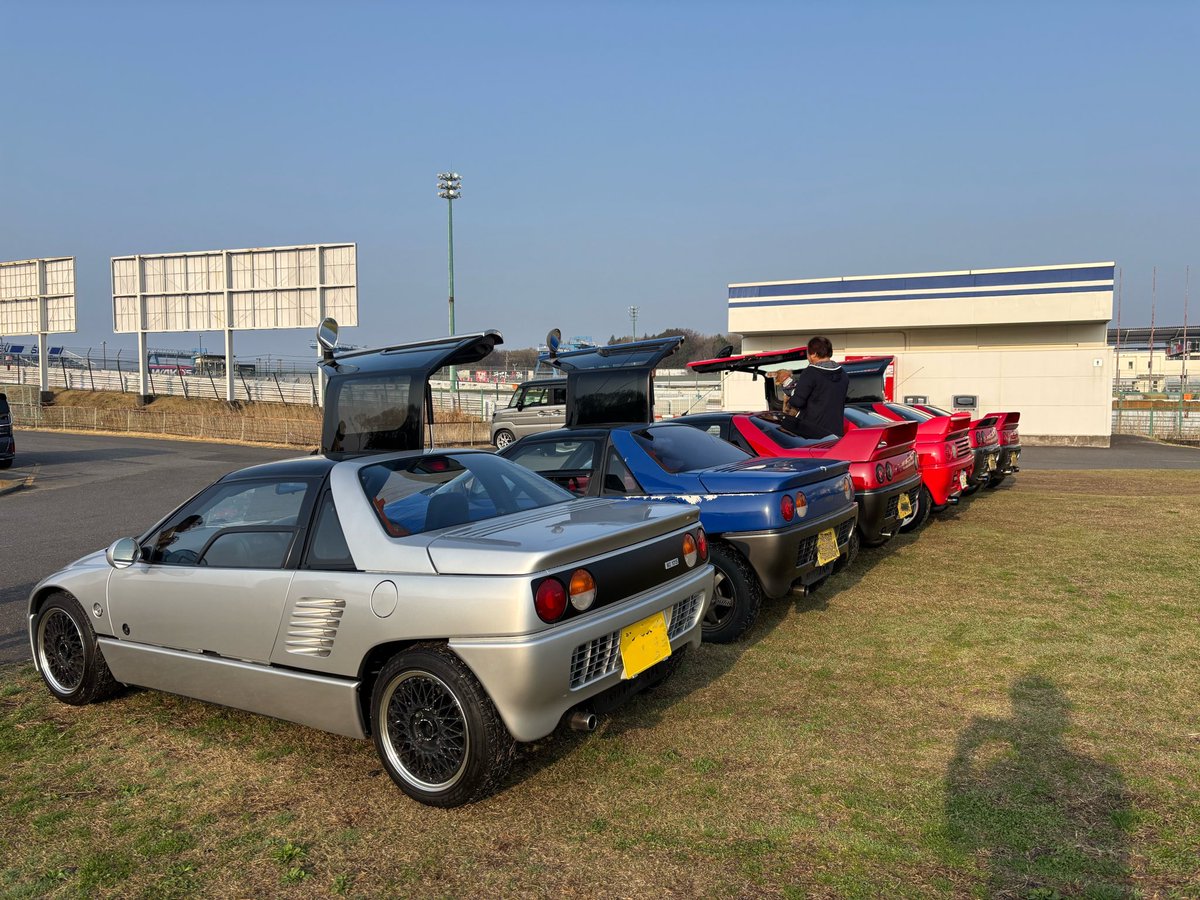 HiABC100777's tweet photo. とりあえず到着、合流♡
#日産祭 #名車祭 #筑波サーキット #Anyca #カーシェア #レンタカー #BEAT #Cappuccino #Copen #AZ-1 https://t.co/M5QP1gOgsz