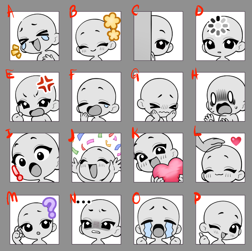 kokointhecloset's tweet photo. since I'll be laid up the next few weeks, I'd love to get some art done for my portfolio~! If you'd like a free emote, just drop your PNG and comment which emote you'd like~! I'mma draw these on stream on Monday~! https://t.co/b112S38iGD