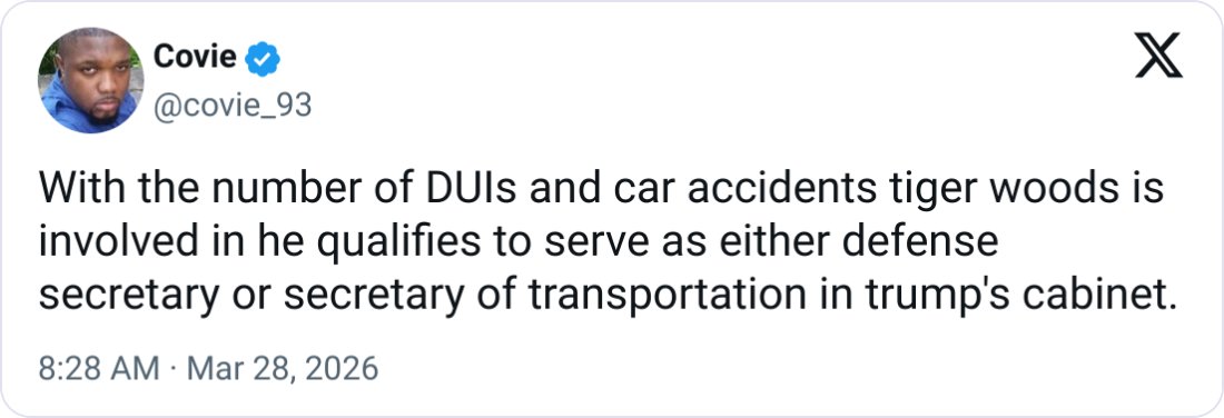 BlackPeoplexv2's tweet image. He'd be yet another DUI hire.