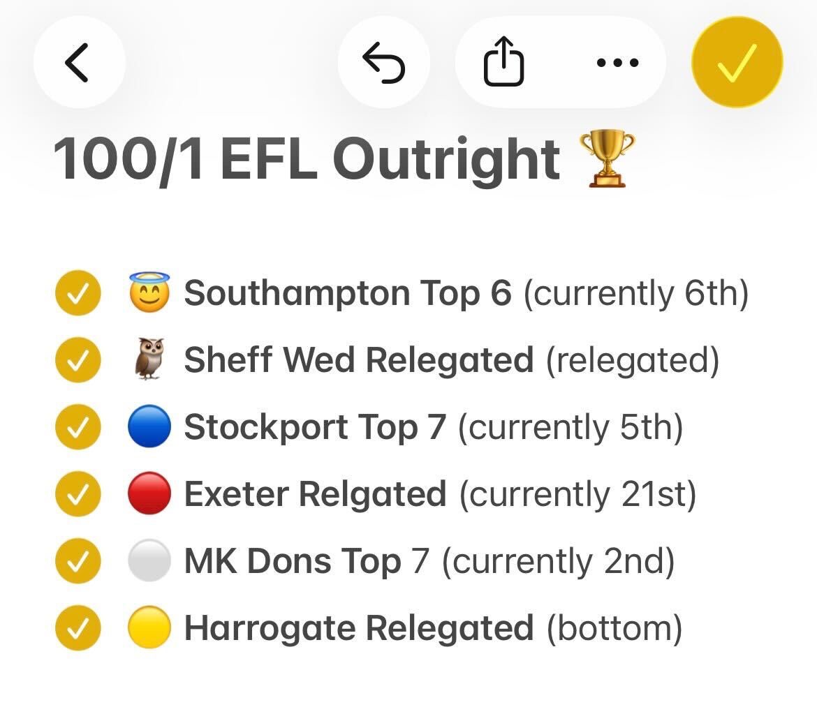 Bad Man’s Football Tips ⚽️ tweet media