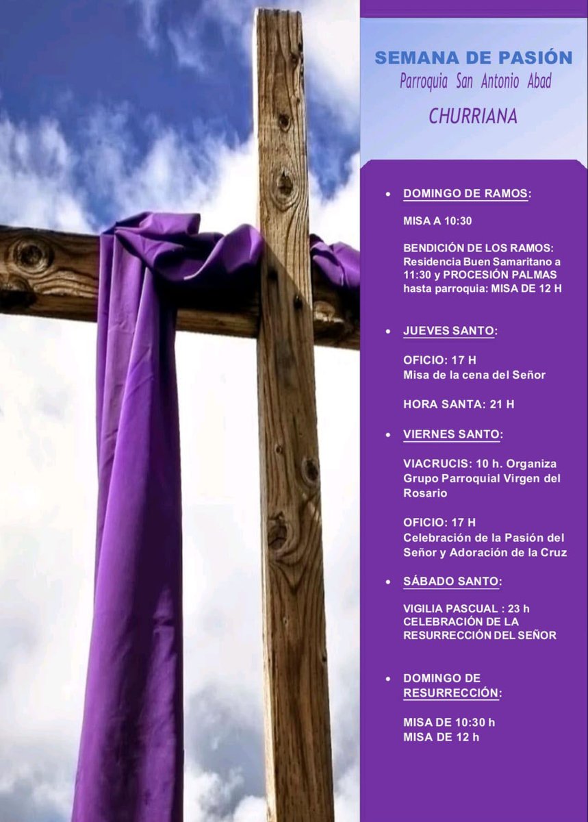 Párroco Churriana (@parrococh) on Twitter photo 