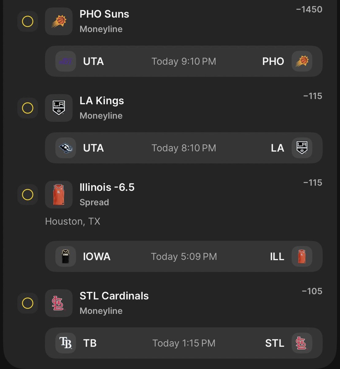 ProfesorParlay's tweet image. Let’s bang out 😈🍀🔥#draftkings #simple #hunting