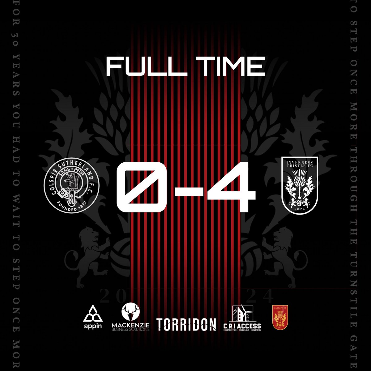 Inverness Thistle FC tweet media