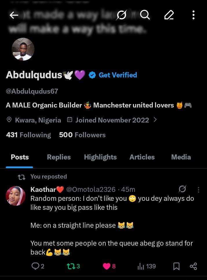 Abdulqudus🕊️💜 tweet media