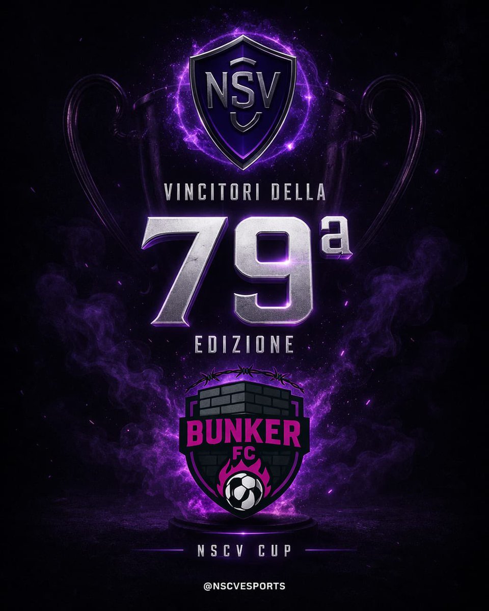 BNKR_FC's tweet photo. Campioni nel torneo serale NSCV.

#𝙿𝚛𝚘𝚞𝚍𝚃𝚘𝙱𝚎𝙱𝚞𝚗𝚔𝚎𝚛 https://t.co/3vqUJiGDlW