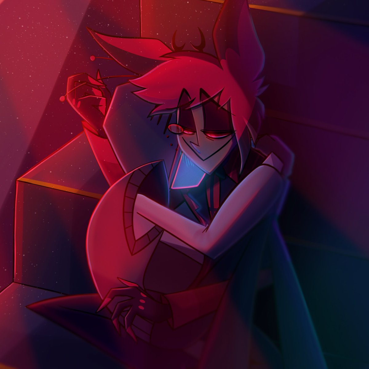voxsidlescreen's tweet photo. Cuddles~

#Hazbinhotel #radiostatic https://t.co/dz8az89863