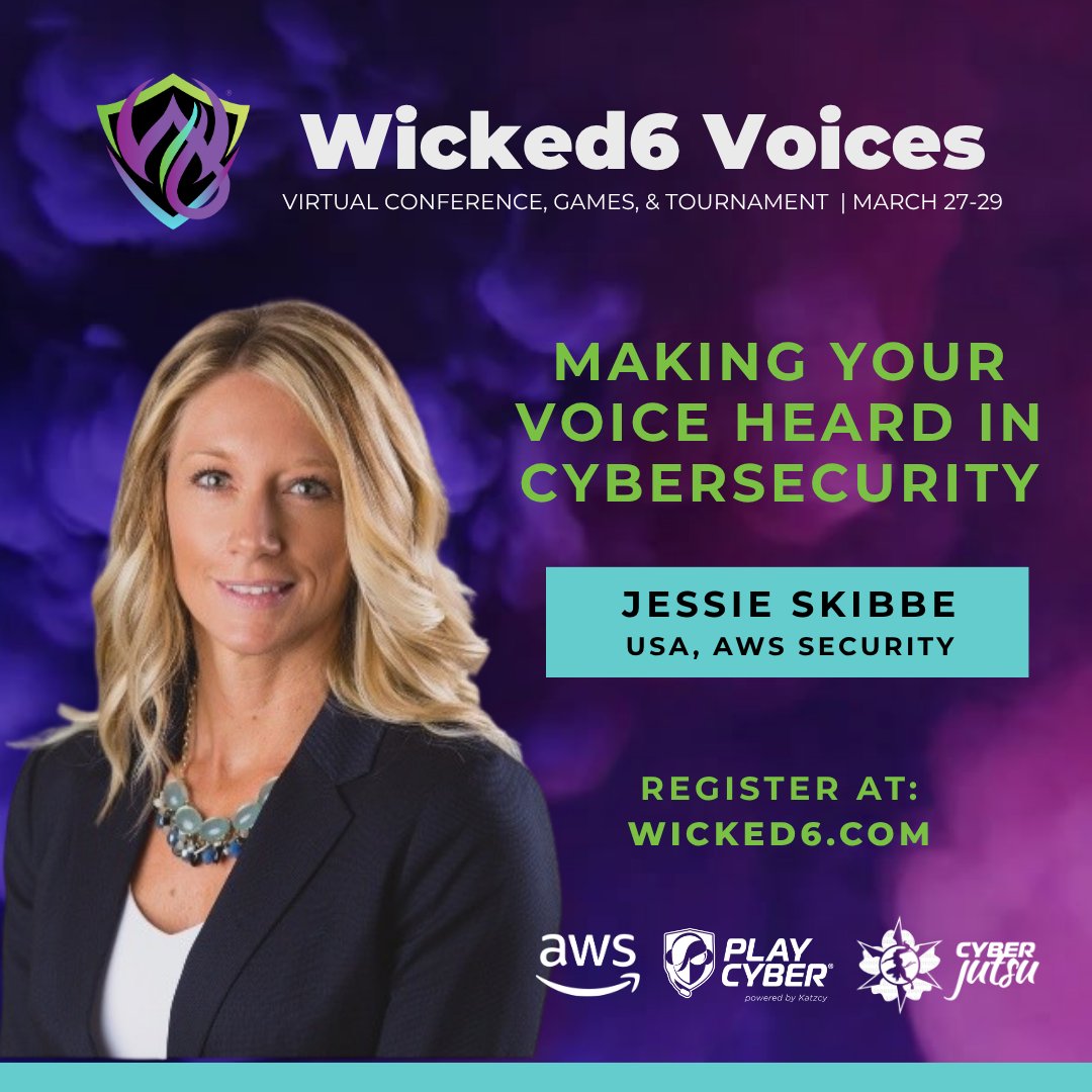 Wicked6Games's tweet image. 🌠 Check out these incredible Day 2 speakers! And don't forget, we have special Ignite sessions for high school and college students.

Can't pull yourself away from the games to watch live? Watch the recordings on-demand.

#Wicked6 #CyberExperts #VirtualEvent