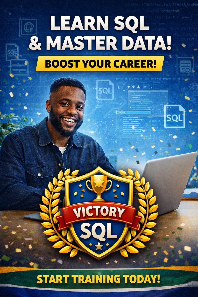Raltech_SA's tweet photo. Still guessing with data? ❌
Start using SQL like a pro. ✅
Learn fast with real-world exercises. No experience needed.

💡 High-demand skill
📈 Career growth
⚡ Practical learning

👉 https://t.co/KIteBHvtW0
#SQL #TechSkills #DataJobs https://t.co/htAqZSL8Ih