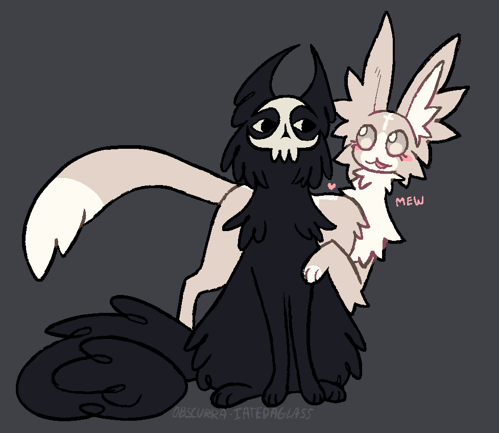 It's been a bit
I got into mewgenics

#mewgenics #zaratana #pyrophina and morana + marshmallow , won't tag these