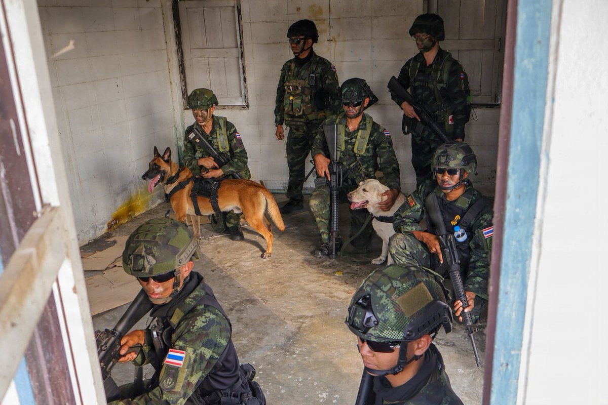 USARPAC's tweet image. United in the mission 🇹🇭 🇺🇸

5-20 IN, 1-2 SBCT, 7th ID trained with Royal Thai Army in #HanumanGuardian26, strengthening U.S.-Thai partnership and readiness in complex urban operations.

#USARPAC #JointExercise #IndoPacificSecurity #UrbanWarfare
