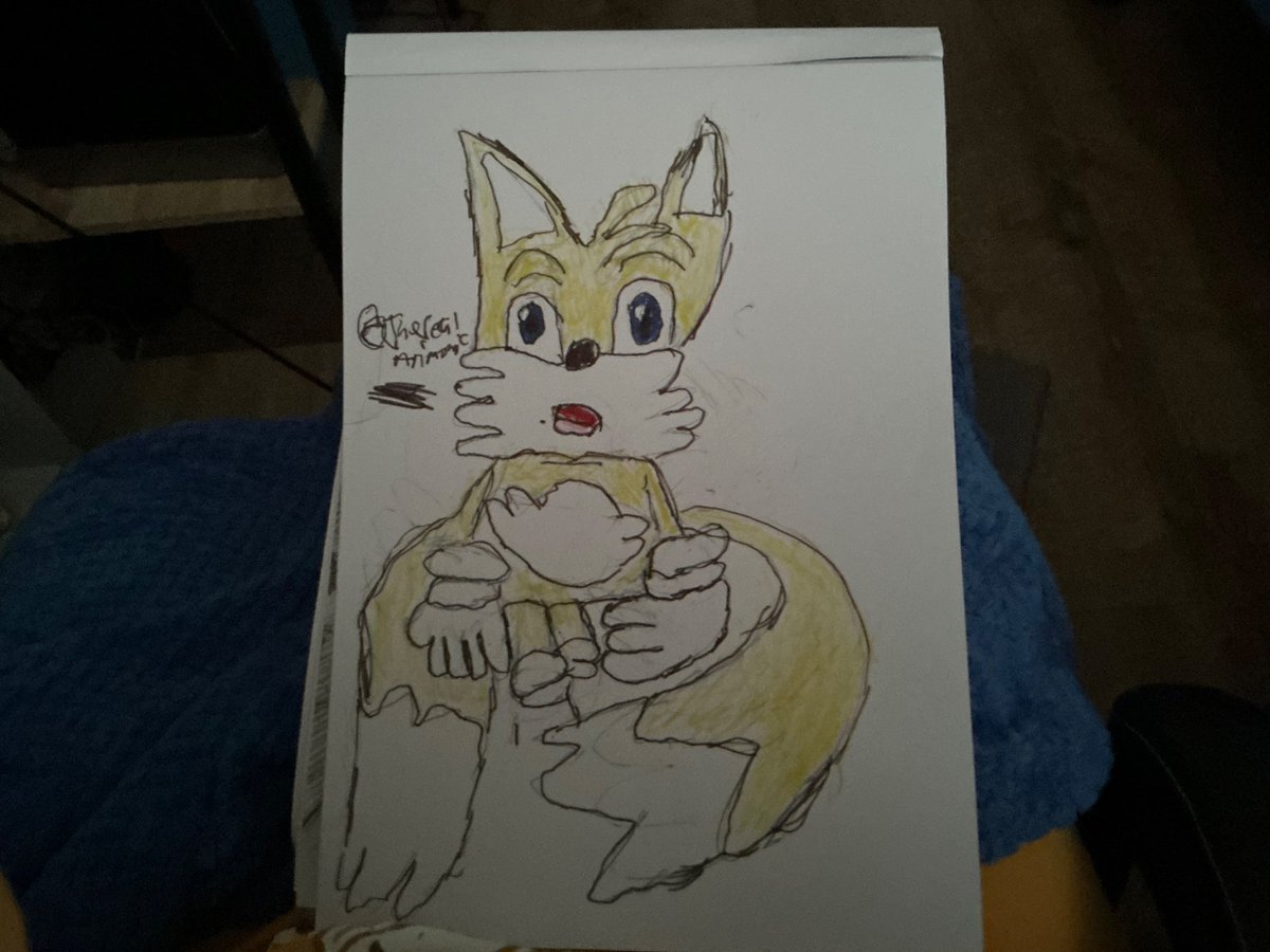 what do you think of my drawing 

#tails #tailsthefox #milestailsprower #sonic #sonicthedgehog #fanart